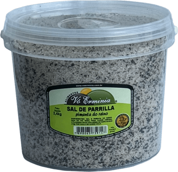 SAL DE PARRILLA PIMENTA DO REINO   2,4KG