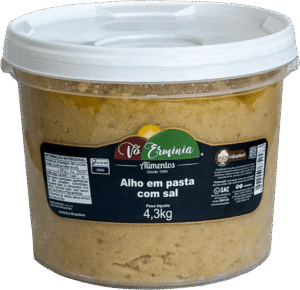 ALHO EM PASTA COM SAL 4,3KG
