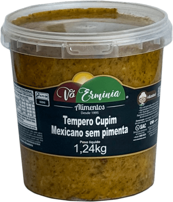 TEMPERO CUPIM MEXICANO S/PIMENTA   1,24KG