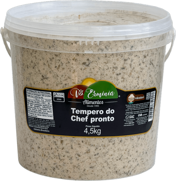 TEMPERO DO CHEF PRONTO   4,5KG