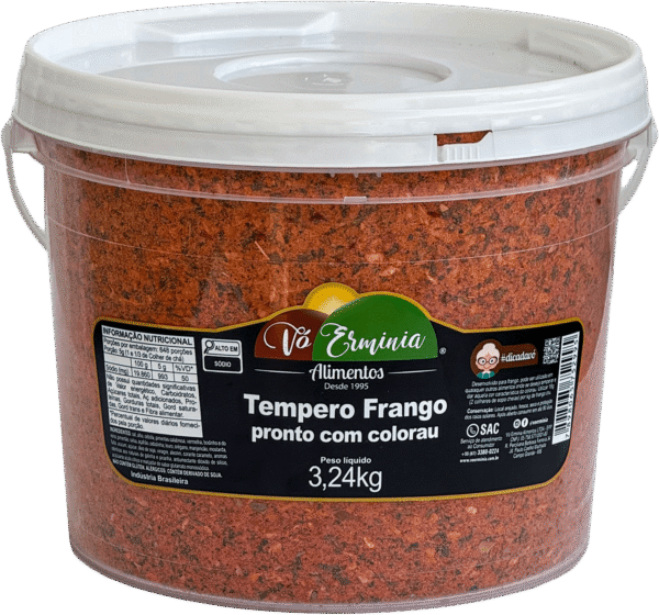 TEMPERO FRANGO C/COLORAU   3,24KG