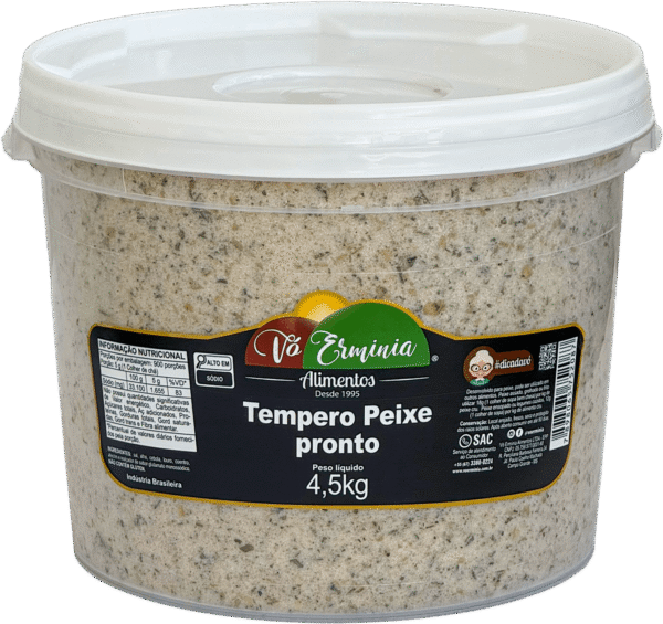 TEMPERO PEIXE PRONTO   4,5KG